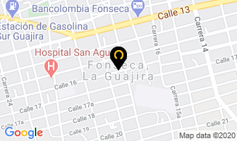 Mapa de Centro De Eventos La Viña en Fonseca