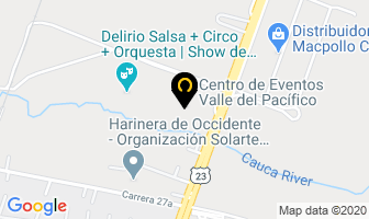 Mapa de Centro De Eventos Valle Del Pacifico en Yumbo