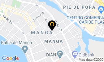 Mapa de Centro De Glaucoma en Cartagena