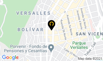Mapa de Centro De Inversiones Y Factoring S.a. en Cali