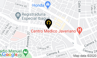Mapa de Centro de kinesiología en Ibagué
