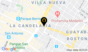 Mapa de Centro De La Visión en Medellín