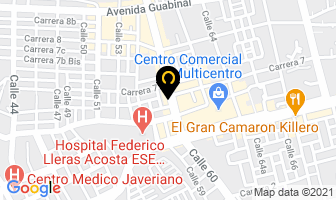 Mapa de Centro De Masajes Clínicos en Ibagué