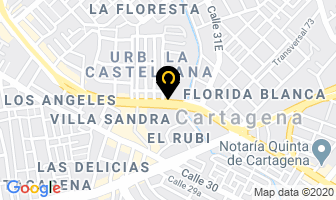 Mapa de Centro De Ortodoncia en Cartagena