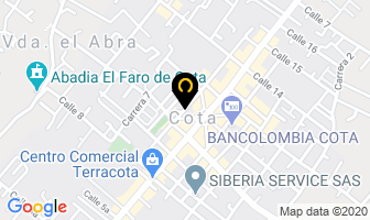 Mapa de Centro De Ortodoncia en Cota