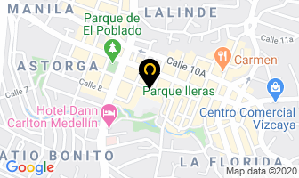 Mapa de Centro De Ortopedia El Poblado en Medellín