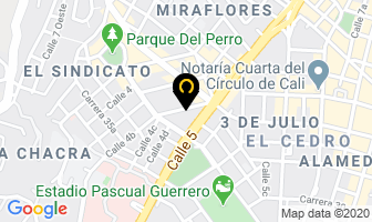 Mapa de Centro De Radiologia Cromax en Cali