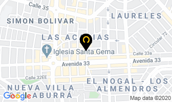 Mapa de Centro De Salud Mental en Envigado