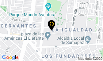Mapa de CENTRO DE SERVICIO TECNICO en Bogotá D.C
