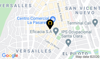 Mapa de Centro De Servicio Tecnico System A.m.t. en Cali