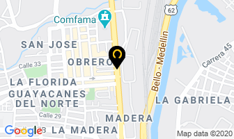 Mapa de Centro De Servicios Auto 50 en Bello