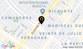 Mapa de Centro De Servicios R&c Ltda en Bogotá D.C