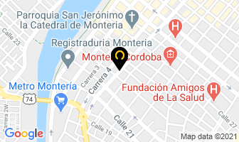 Mapa de Centro De Sistemas De Antioquia en Montería