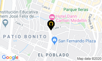 Mapa de Centro De Soluciones Contables en Medellín