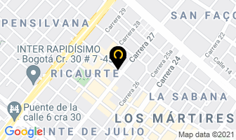 Mapa de Centro De Soluciones Gráficas en Bogotá D.C