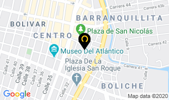 Mapa de Centro Del Exhibidor en Barranquilla