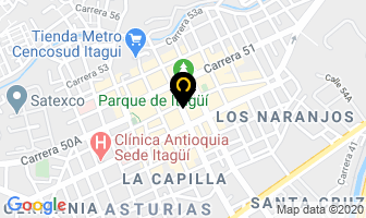 Mapa de Centro Dental Palatino en Itaguí