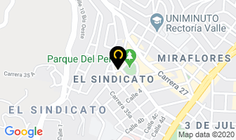 Mapa de Centro Dermatológico Del Parque en Cali