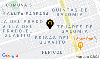 Mapa de Centro Educativo Genios en Cali