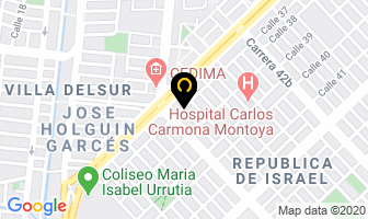 Mapa de Centro Educativo Inscat en Cali