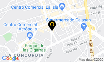Mapa de Centro Eléctrico en Bucaramanga