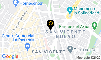 Mapa de Centro Eléctrico L.g.g en Cali