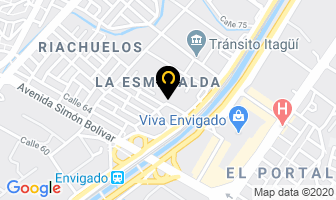 Mapa de Centro Empresarial La Esmeralda en Itaguí