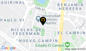 Mapa de Centro Enfermedades Vasculares Federmán en Bogotá D.C
