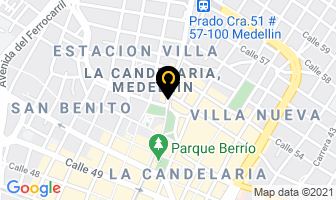 Mapa de Centro Espiritual Deyabú en Medellín
