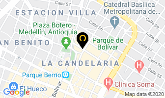 Mapa de Centro Espiritual Joemil en Medellín