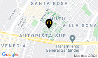 Mapa de Centro Espiritual La Corte De Makumba en Bogotá D.C