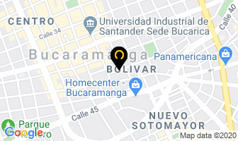 Mapa de Centro Espumas en Bucaramanga