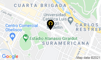 Mapa de Centro Estadio en Medellín