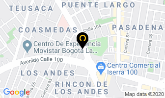 Mapa de Centro Estético Platinus en Bogotá D.C