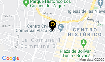 Mapa de Centro Ferretero en Tunja