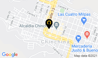 Mapa de Centro Ferretero Ltda. en Chinchiná