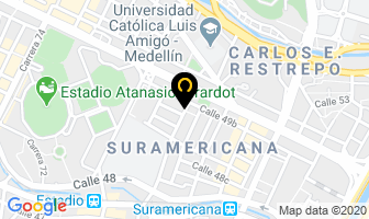 Mapa de Centro Genético en Medellín