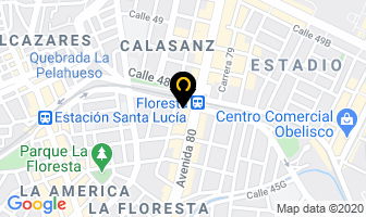 Mapa de Centro Infantil Avanza en Medellín