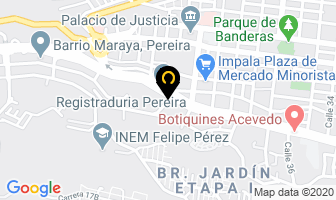 Mapa de Centro Integral De Estetica   ¨ Beauty Spa ´ en Pereira