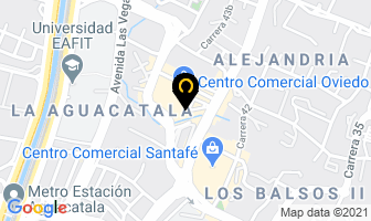 Mapa de Centro Integral De Transito en Medellín