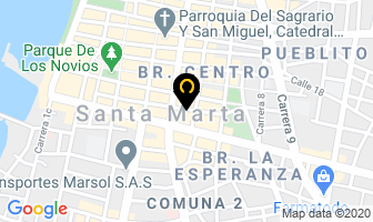 Mapa de Centro Internacional De Idiomas en Santa Marta