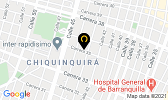 Mapa de Centro Internacional De Masajes en Barranquilla