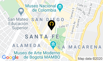 Mapa de Centro Internacional De Terapias en Bogotá D.C