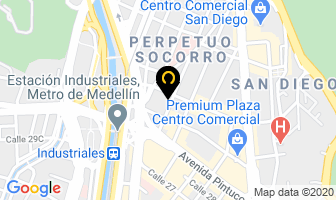Mapa de Centro Jeep Ltda. en Medellín
