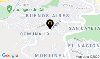 Mapa de Centro Jurídico Inmobiliario en Cali