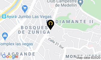 Mapa de Centro Laser Spa en Medellín