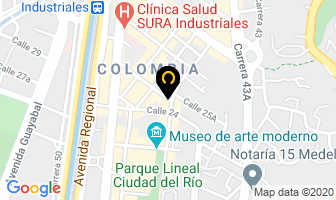 Mapa de Centro Macchine De Colombia Ltda.. en Medellín