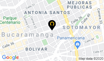 Mapa de Centro Médico Curare en Bucaramanga