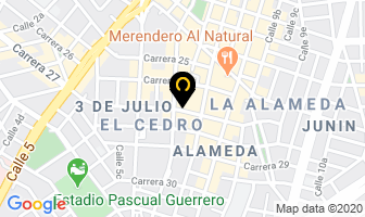 Mapa de Centro Médico Curare en Cali