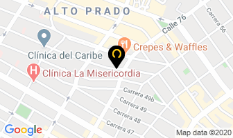 Mapa de Centro Médico Cure Siegal en Barranquilla